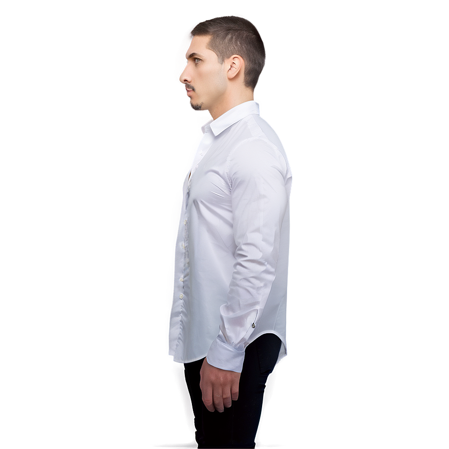 White Fashion Shirt Png 05252024