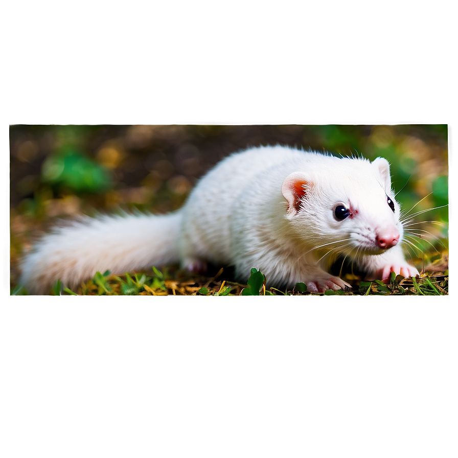 White Ferret Png Pbx