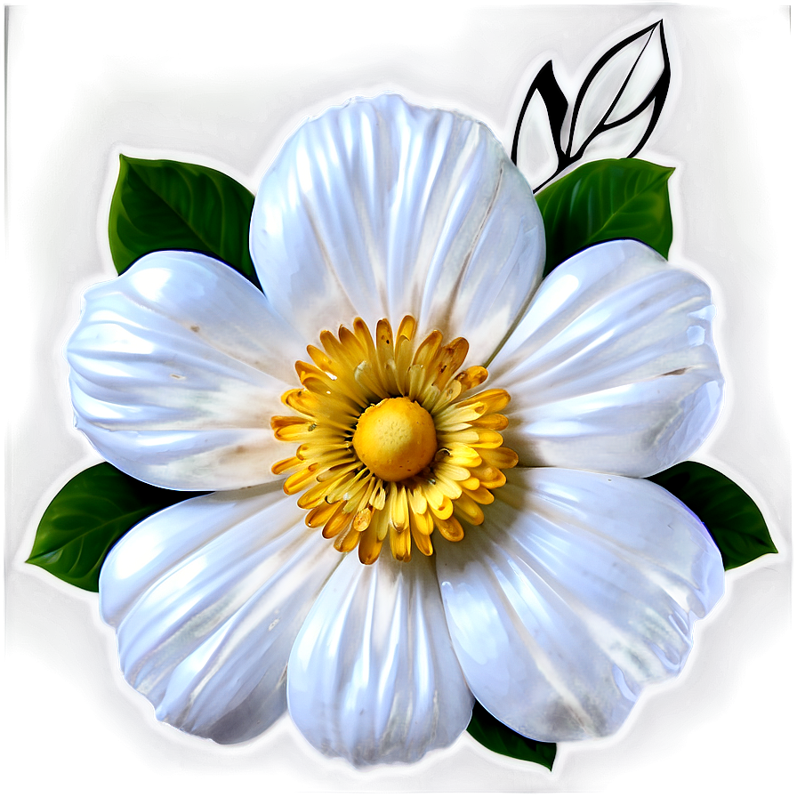 White Flower Design Png Bef60