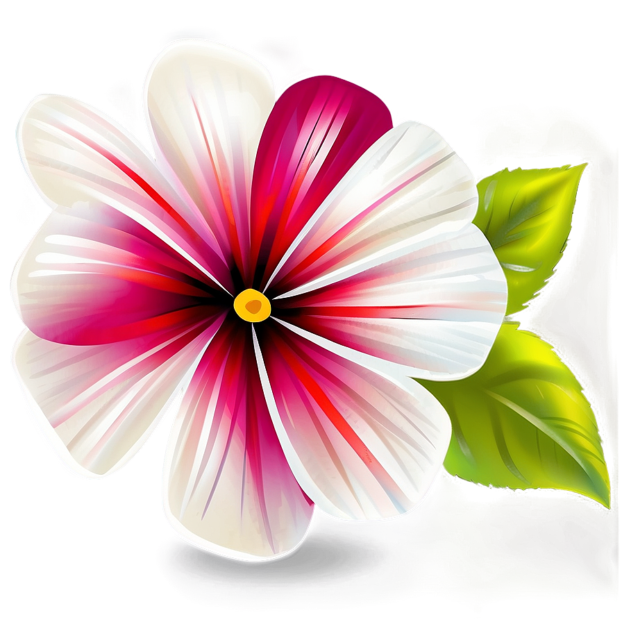 White Flower Design Png Bsc11