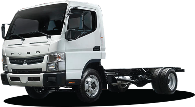 White Fuso Truck Cab Chassis