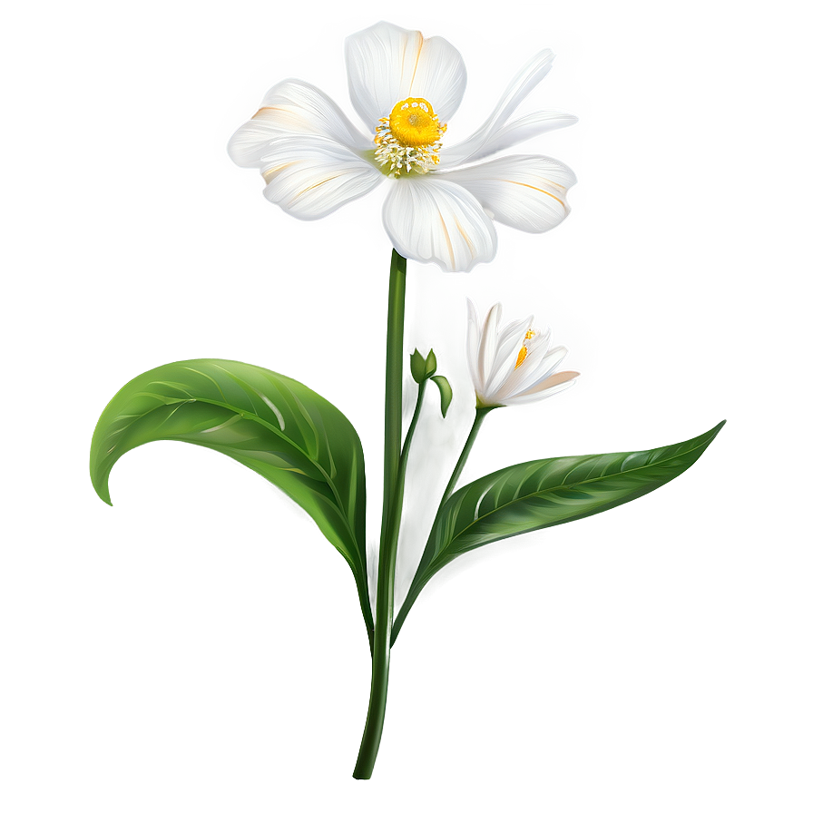 White Garden Flower Png 05242024