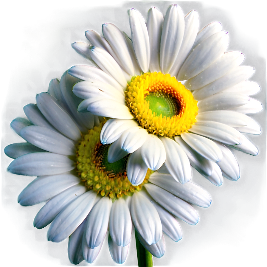 White Gerbera Flower Png Dru9