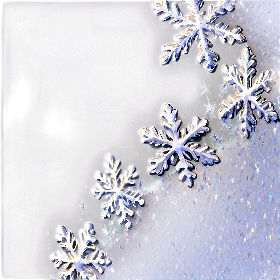 White Glitter Snow Png Mdt