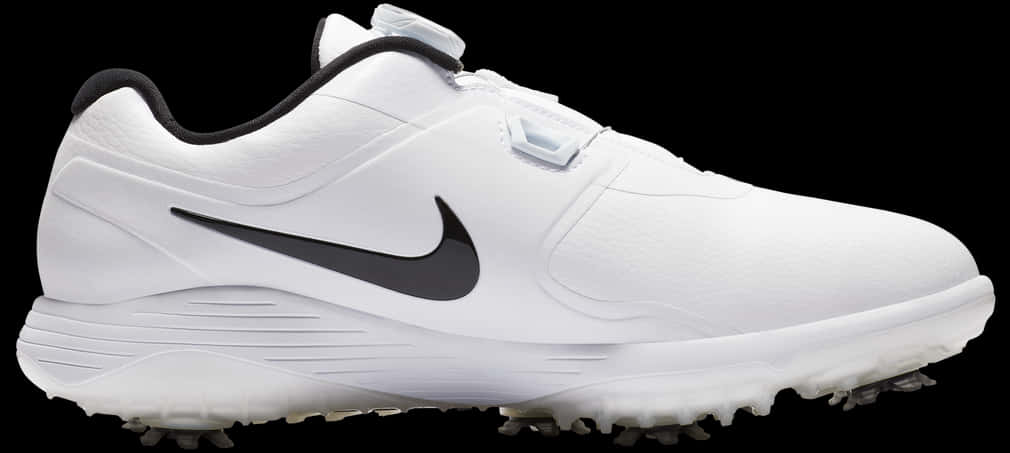 White Golf Shoewith Spikes