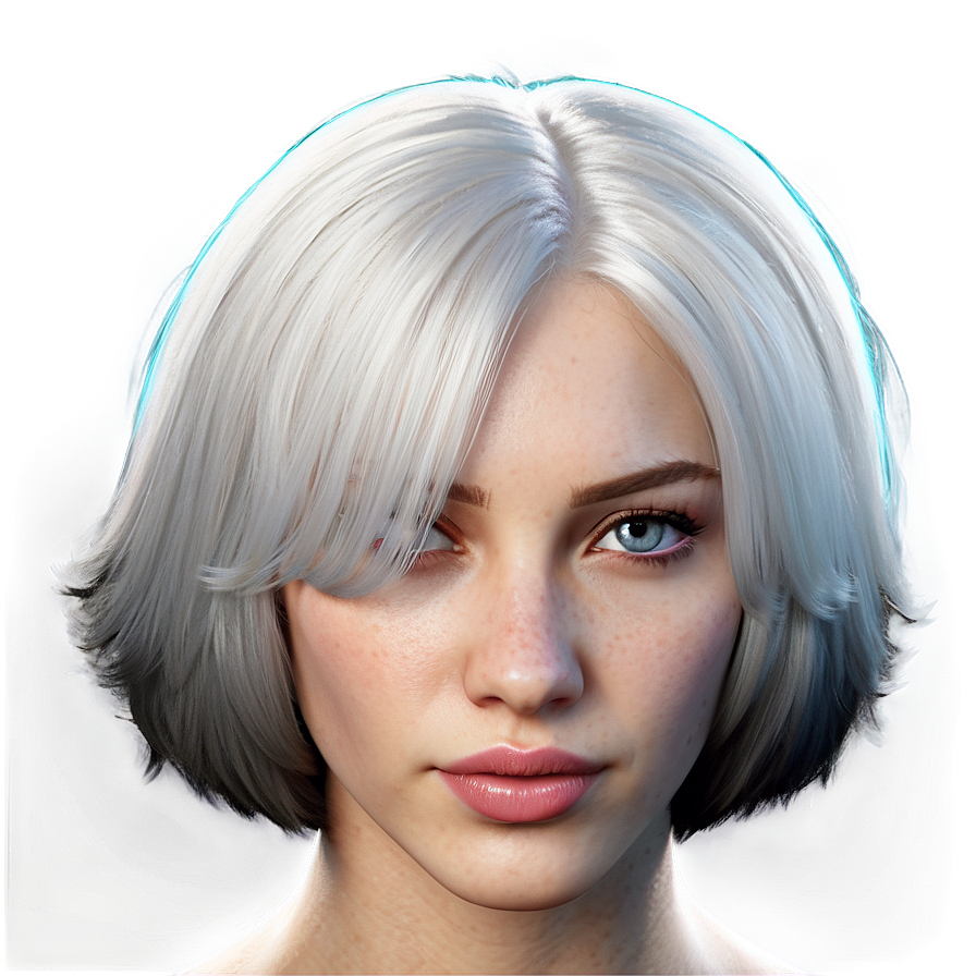 White Hair Texture Png Bwu90