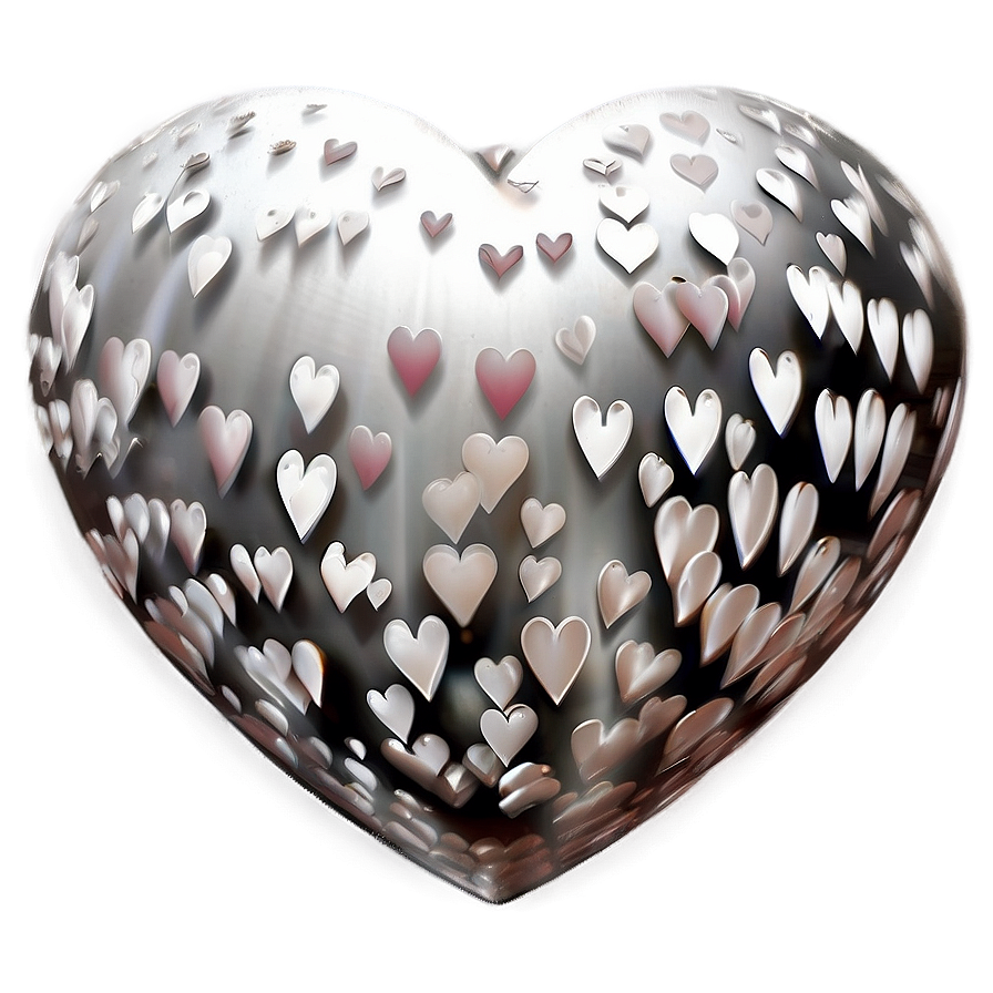 White Hearts Clipart Png Qwn