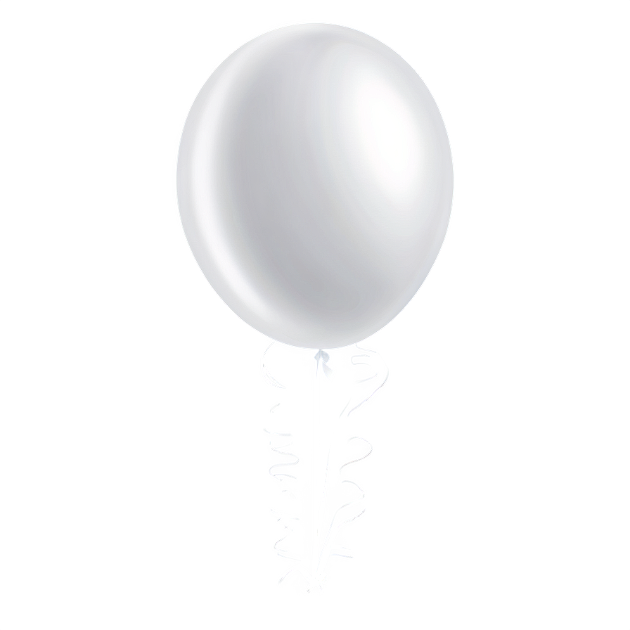 White Helium Balloons Png Vhc