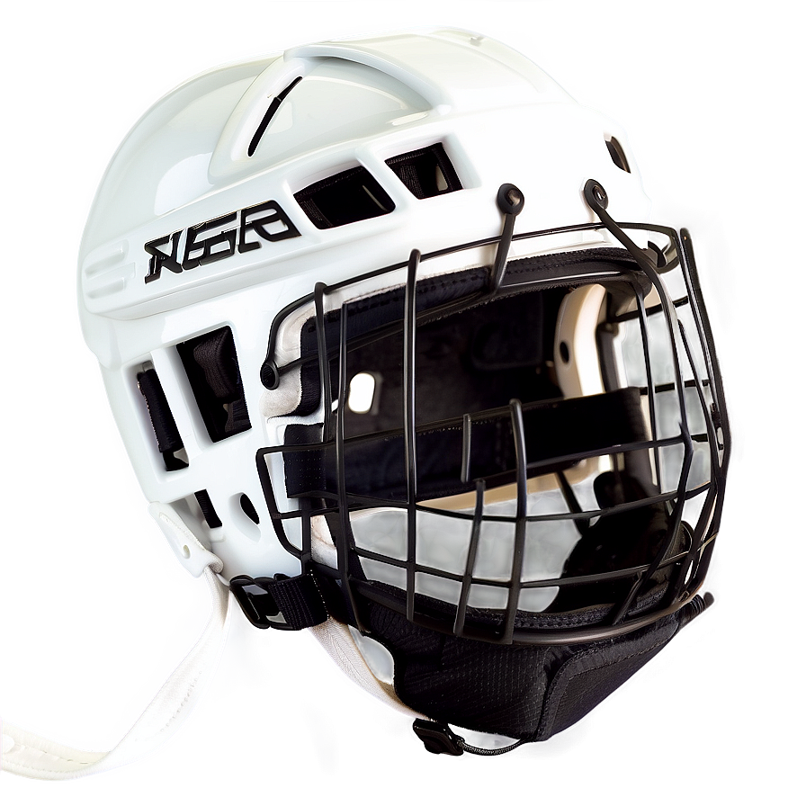 White Hockey Helmet Png Ejb