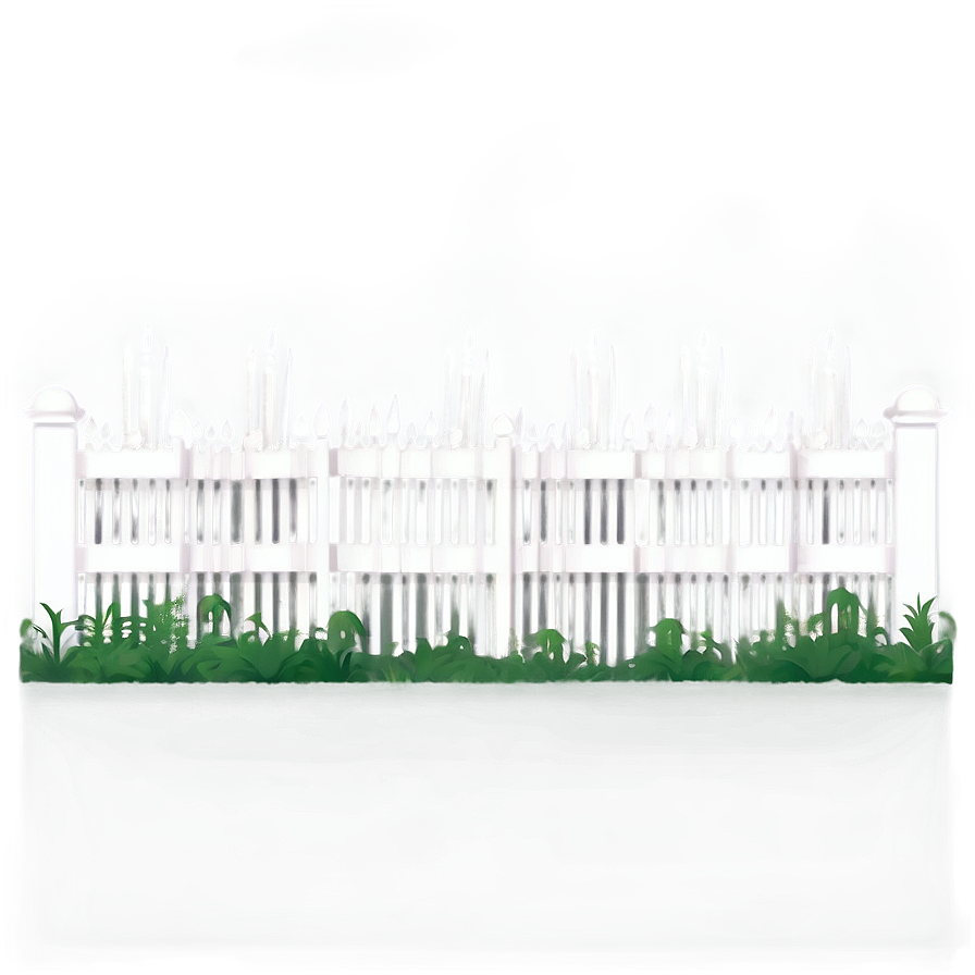 White Horse Fence Design Png Srs