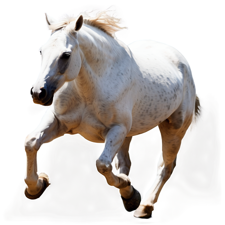 White Horse Running Png 45