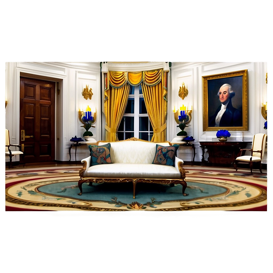 White House Diplomatic Reception Room Png Ucf66