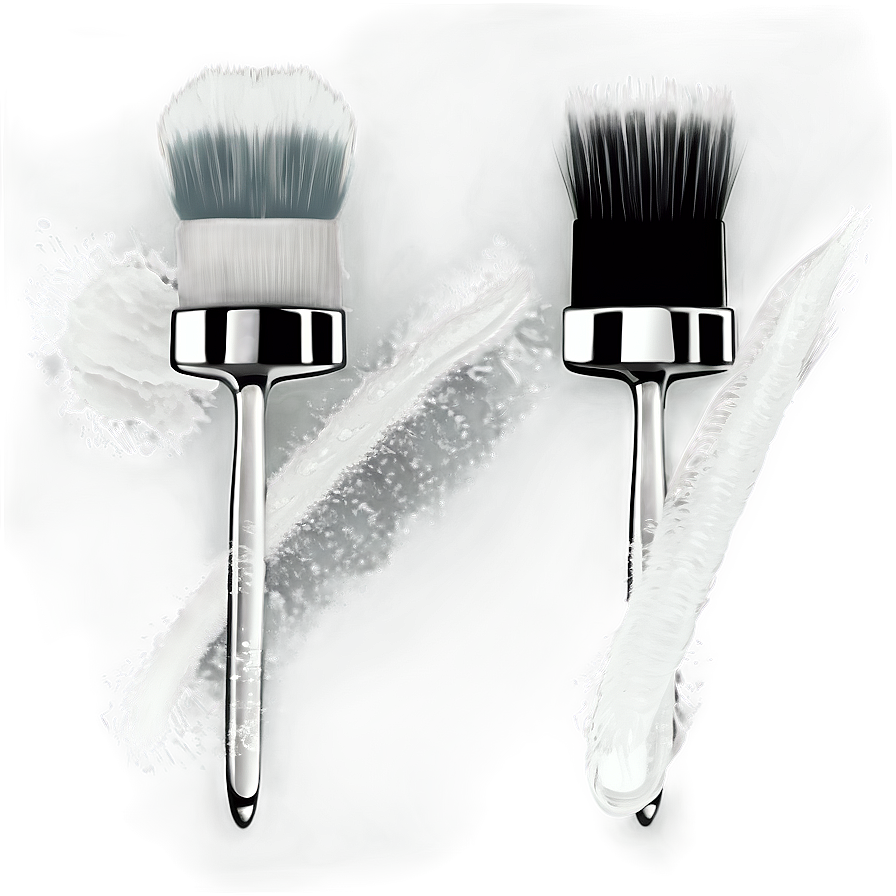 White Ink Brush Stroke Png 06262024