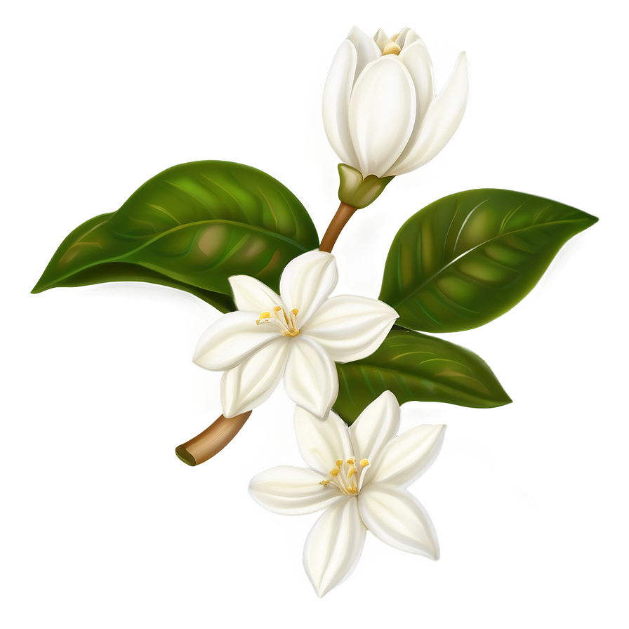 White Jasmine Flowers Png 6