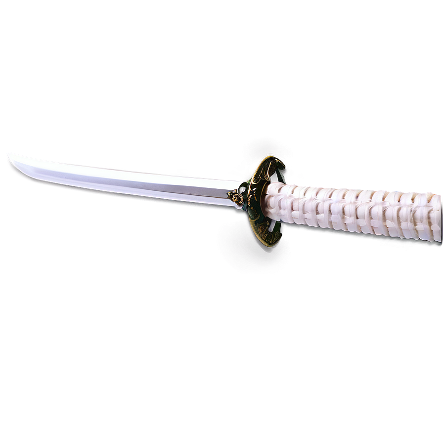 White Katana Png 05252024