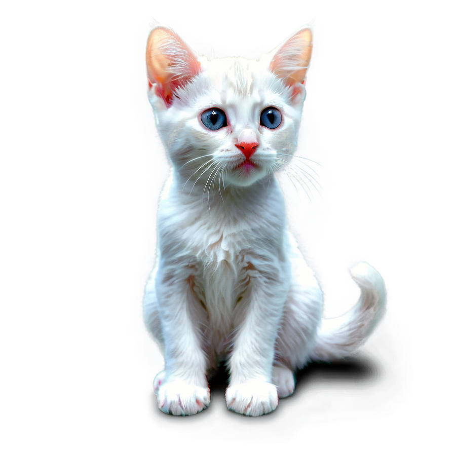 White Kitten Png 21