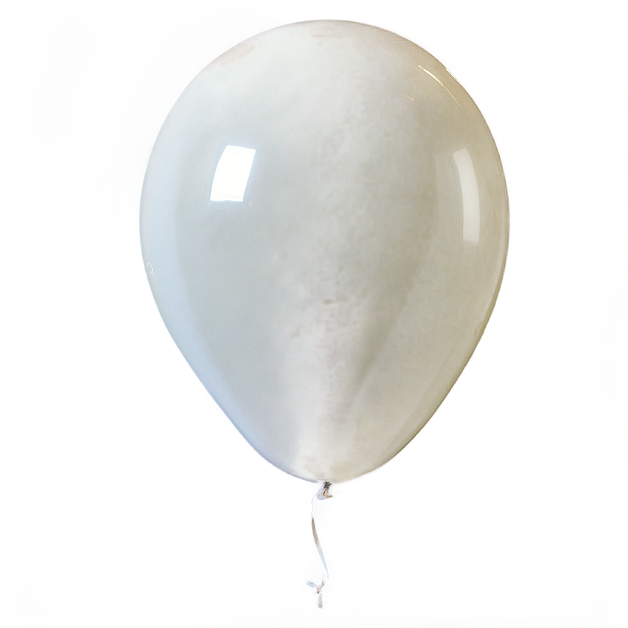 White Latex Balloon Png Nfx12