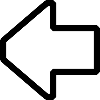 White Left Arrow Icon