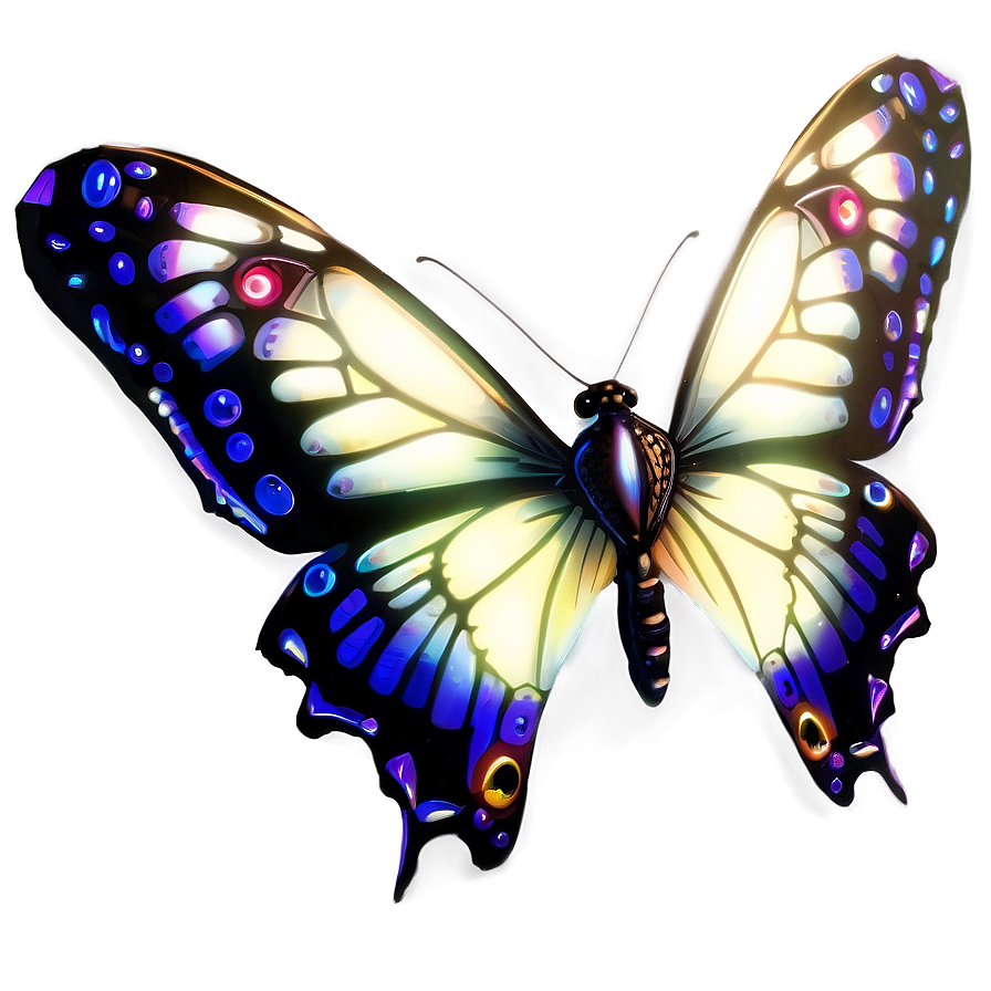 White Light Butterfly Png Qqk47