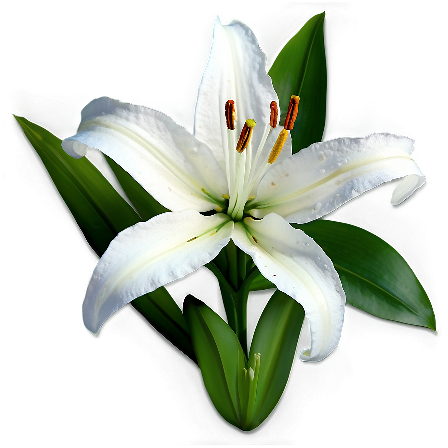 White Lily Flower Png Fgn