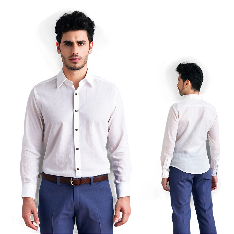 White Linen Shirt Png 05252024