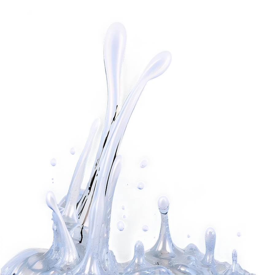 White Liquid Splash Png 47