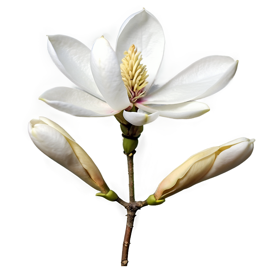 White Magnolia Bloom Png 25