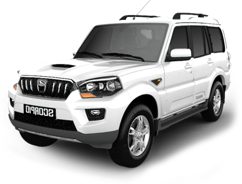 White Mahindra Bolero S U V