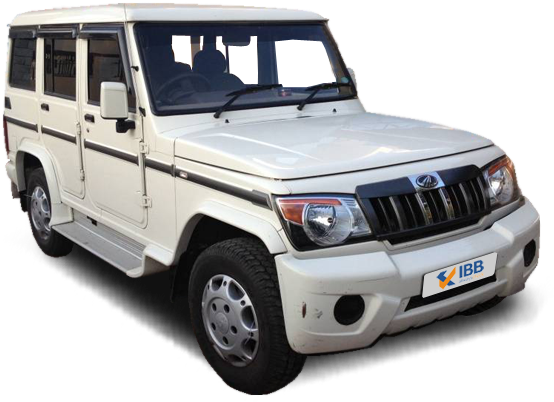 White Mahindra Bolero S U V