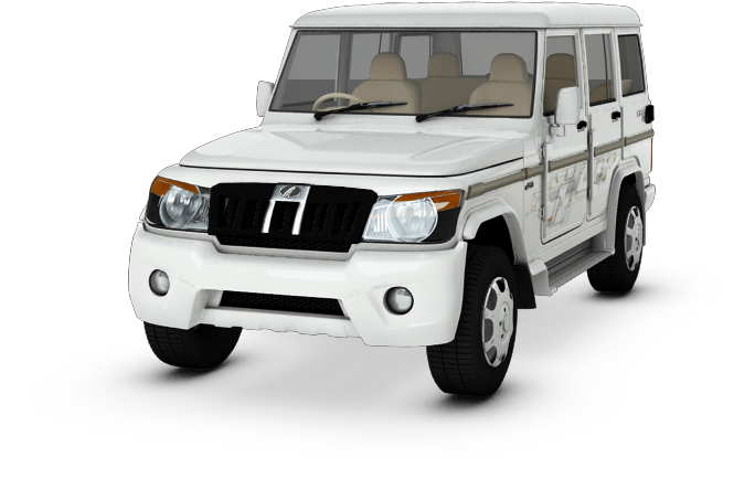 White Mahindra Bolero S U V