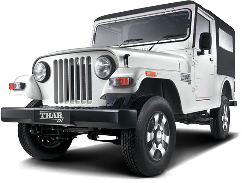 White Mahindra Thar D I S U V