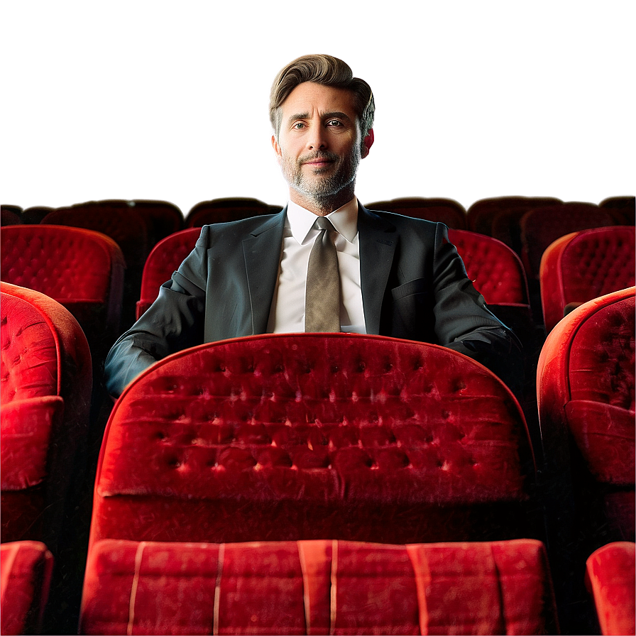 White Man In Movie Theater Png 66