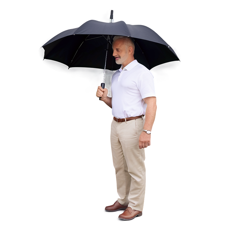 White Man With Umbrella Png Jjv