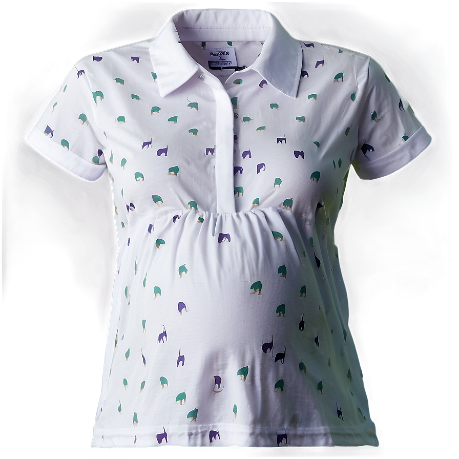 White Maternity Shirt Png Lov