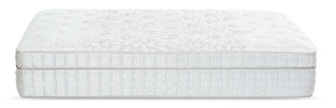 White Mattress Isolatedon Black Background