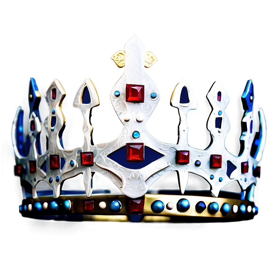 White Medieval Crown Png Ypd21