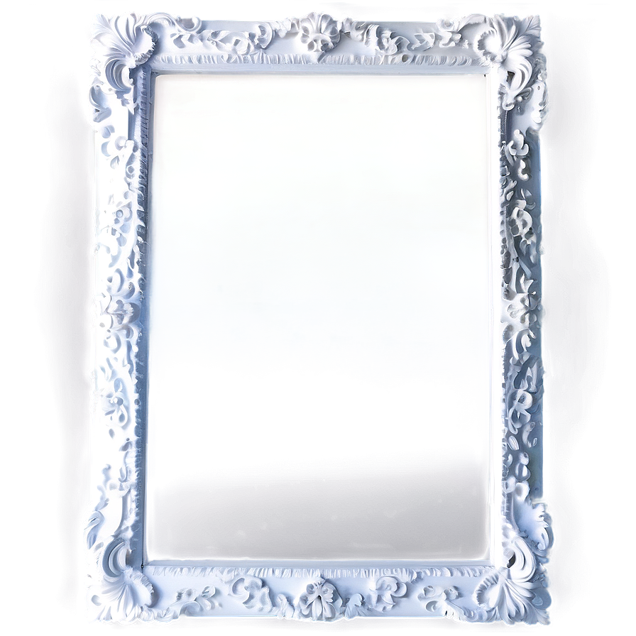 White Mirror Frame Png Dya93