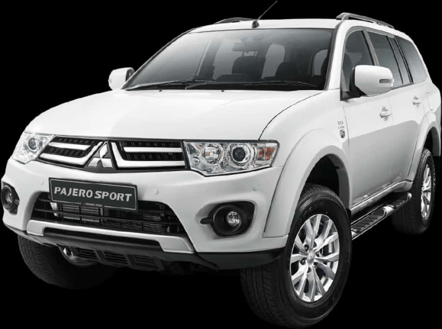 White Mitsubishi Pajero Sport S U V