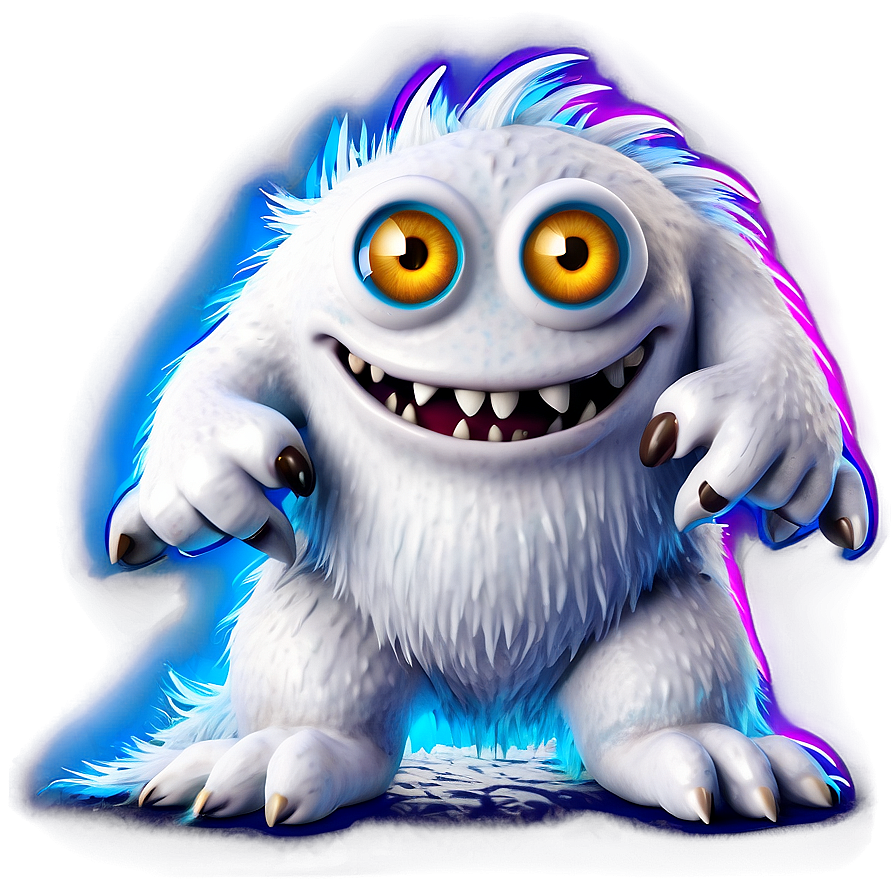 White Monster For Logo Png Twy42