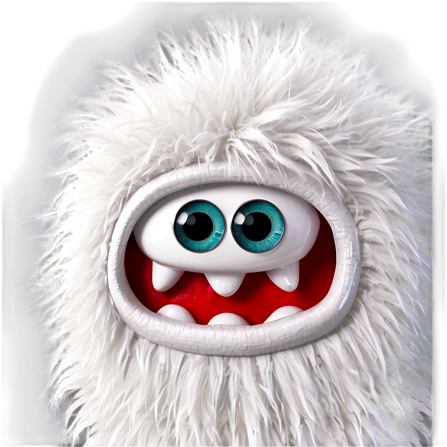 White Monster With Fur Png Gwb