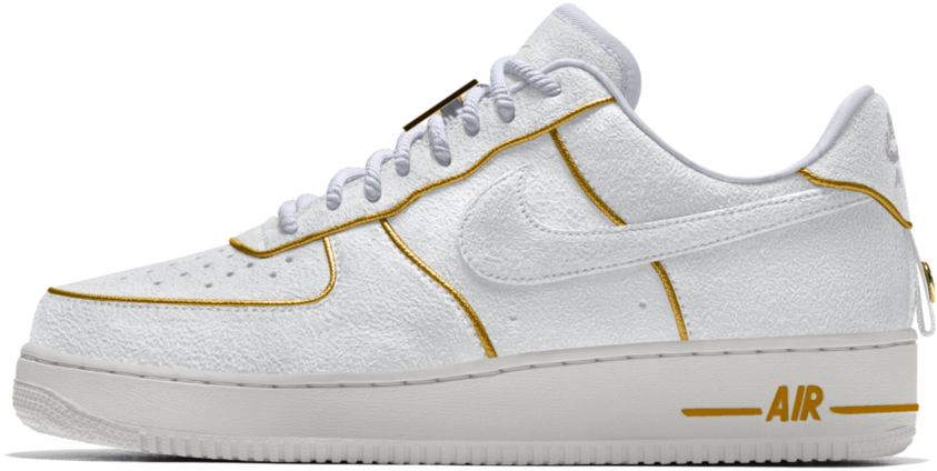 White Nike Air Force1 Sneaker