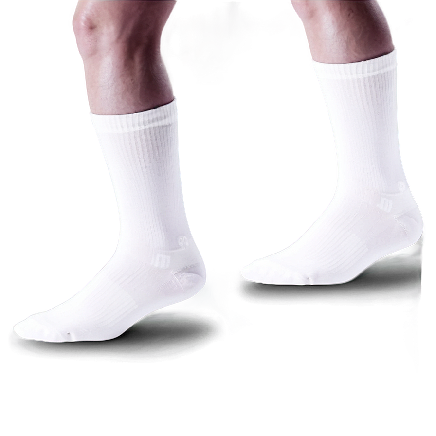 White Novelty Socks Png 06272024