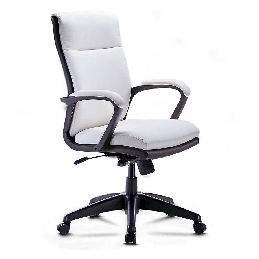 White Office Chair Png Alx