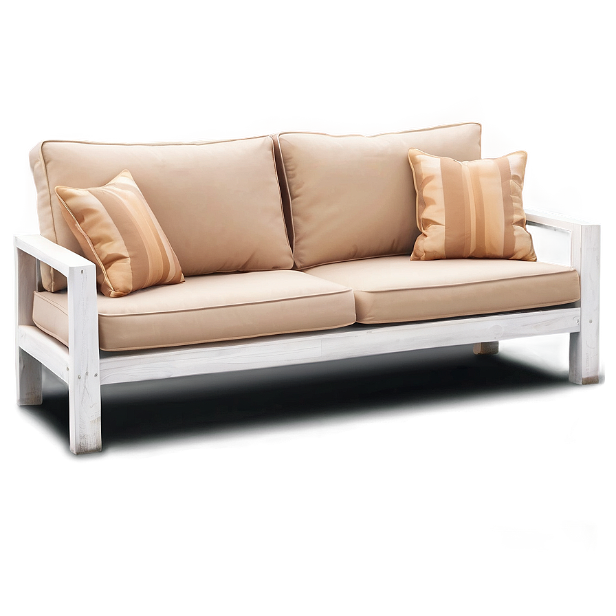 White Outdoor Sofa Png 51