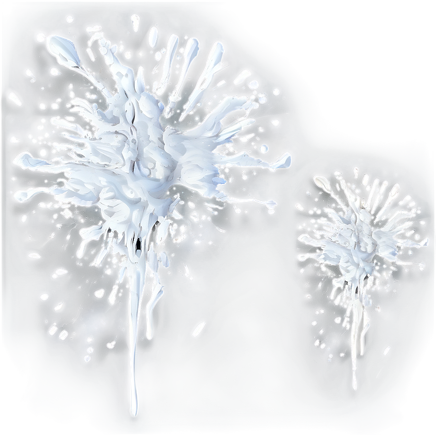 White Paint Explosion Splatter Png Pdr