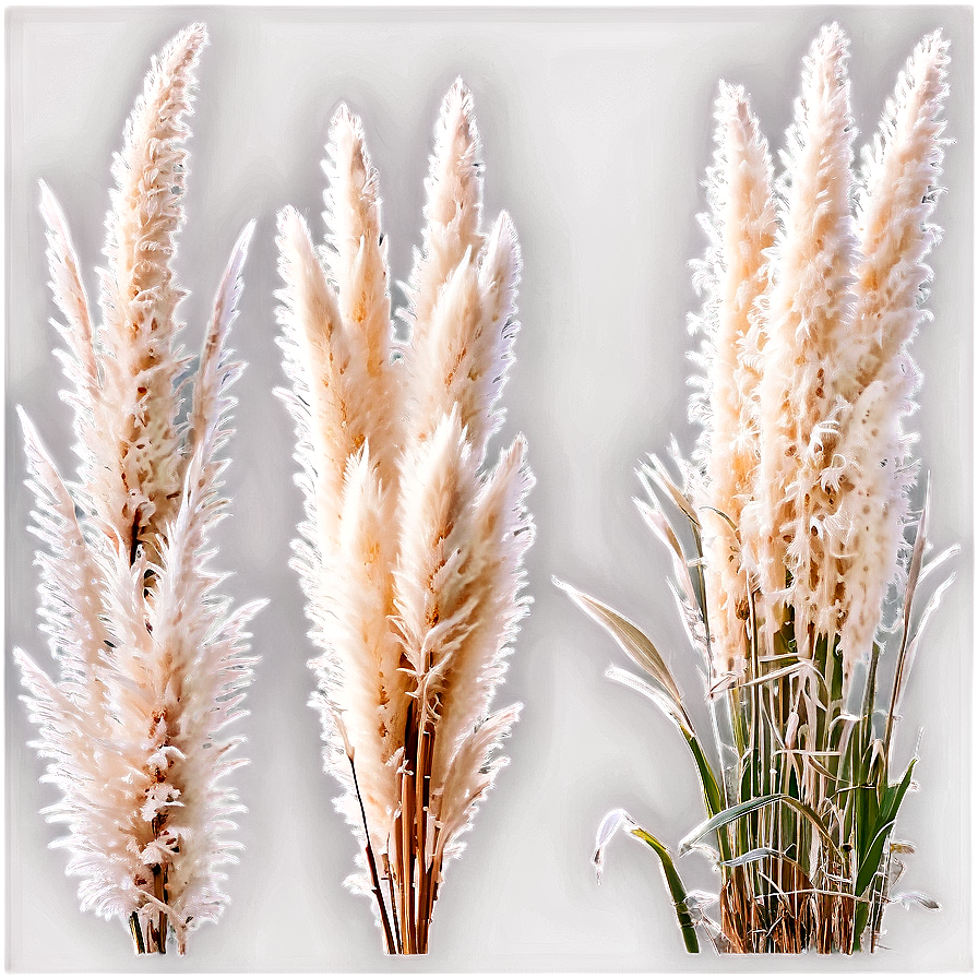 White Pampas Grass Png 24