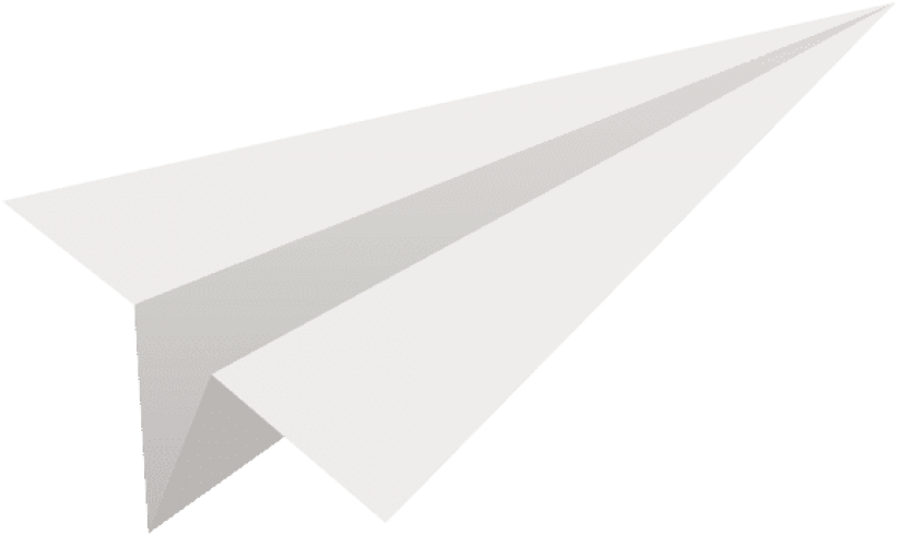 White Paper Plane Graphic