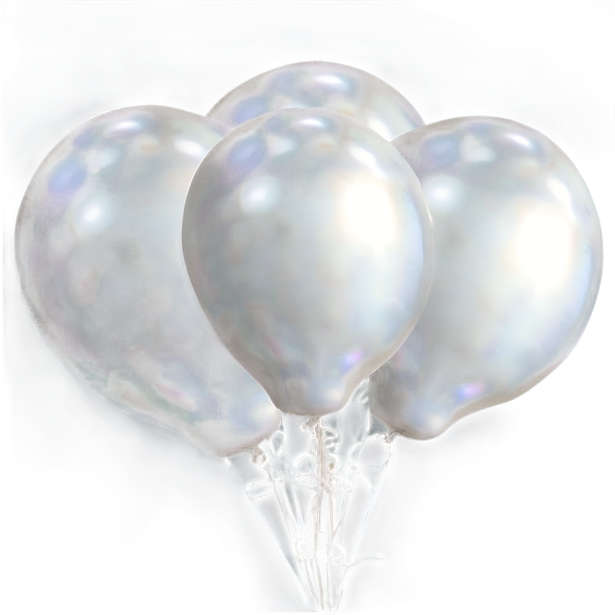 White Party Balloon Png Urs71