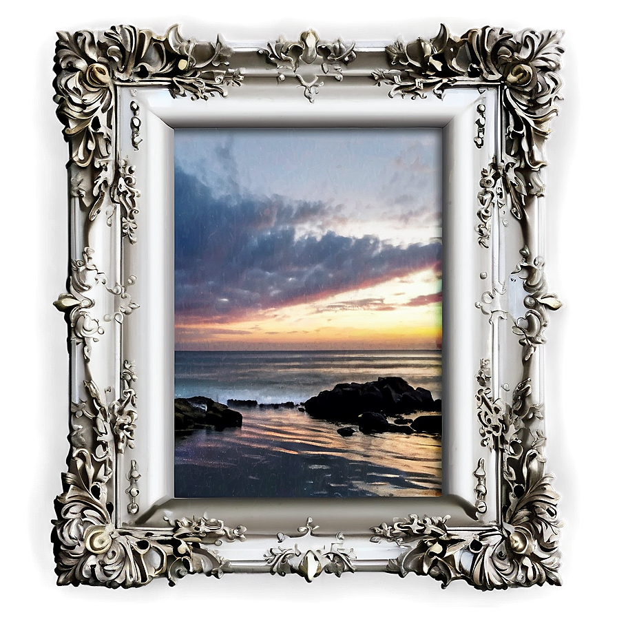 White Photo Frame Png 05252024