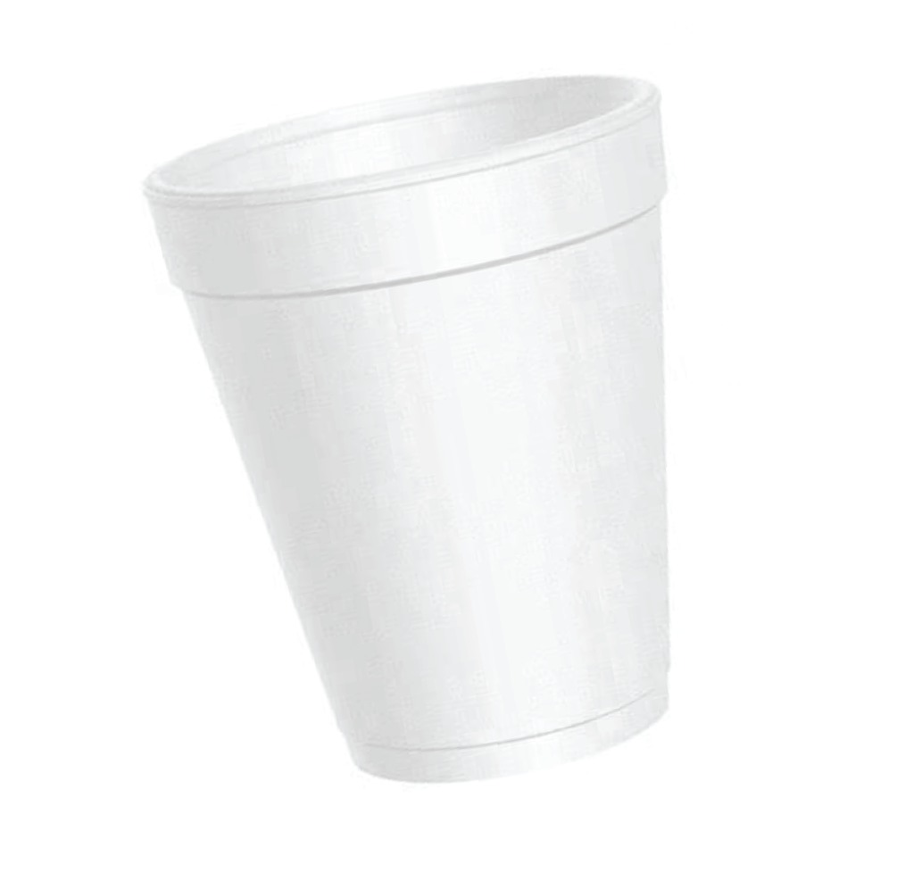 White Plastic Cup Image